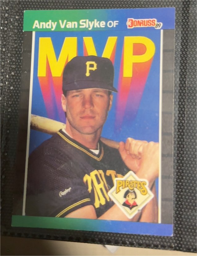 1989 Donruss #BC-10 Andy Van Slyke MVP — front
