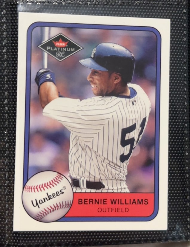 2001 Fleer Platinum #336 Bernie Williams — front