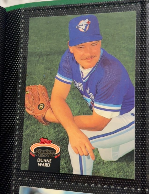 1992 Topps Stadium Club #781 Duane Ward — front