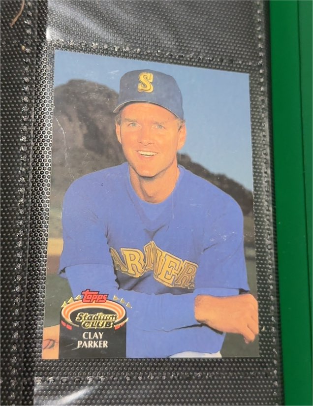 1992 Topps Stadium Club #631 Clay Parker — front