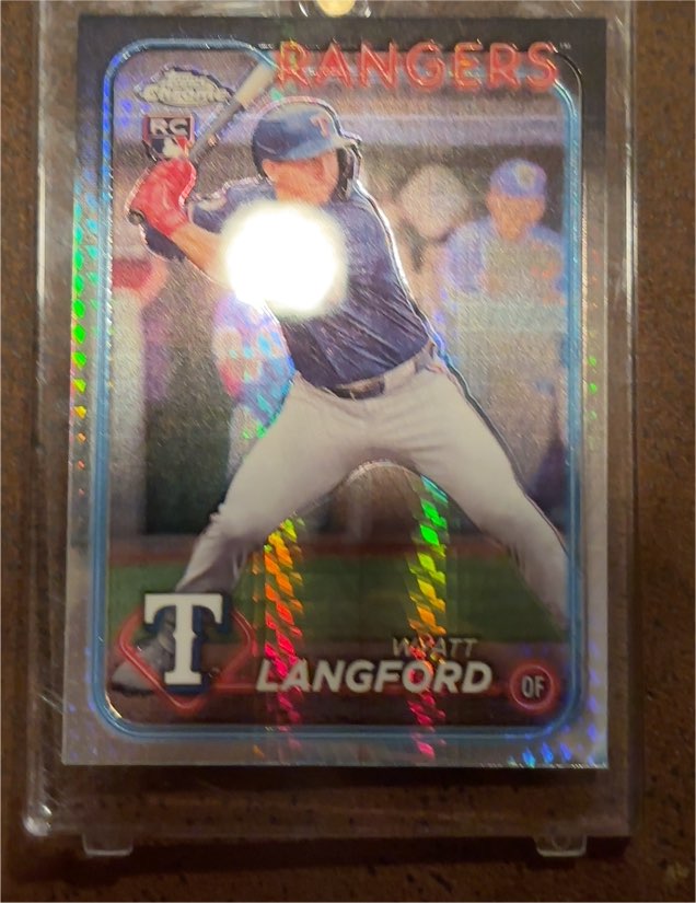 2024 Topps Chrome Update #USC35 Wyatt Langford — front