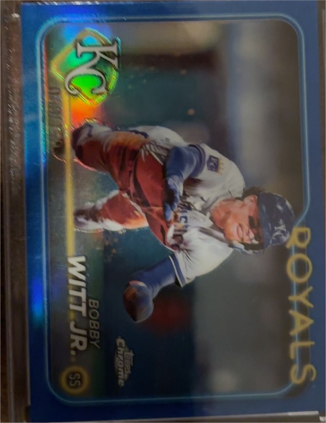 2024 Topps Chrome #120 Bobby Witt Jr. — front