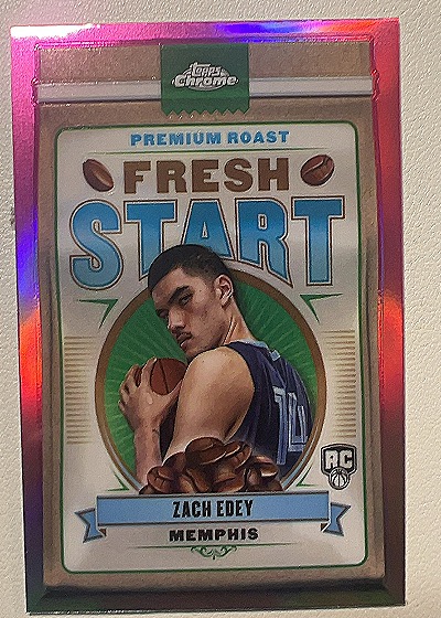 2024-25 Topps Chrome #FS-10 Zach Edey Fresh Start — front