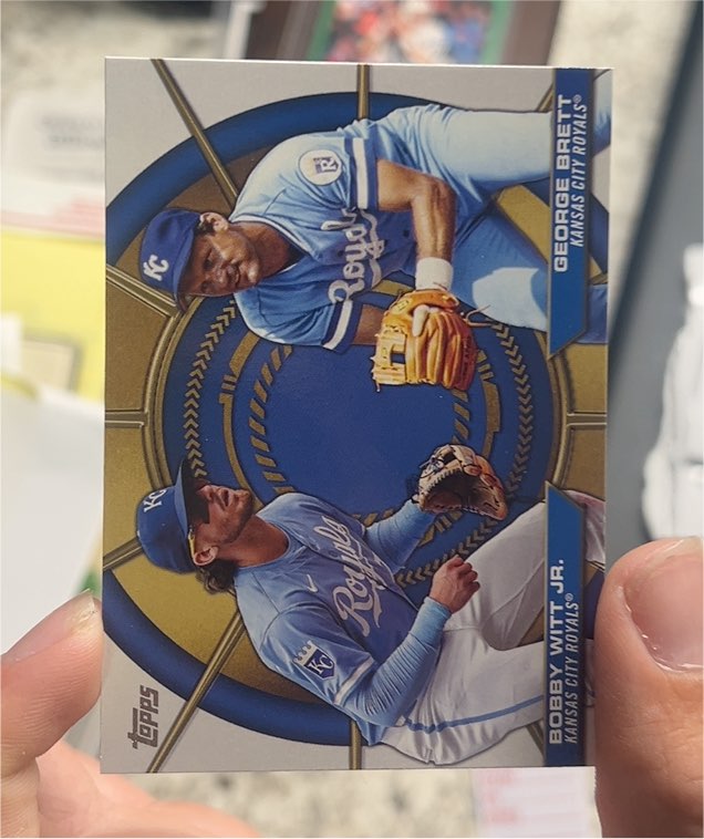 2025 Topps Series 2 #DD-1 George Brett / Bobby Witt Jr. — front