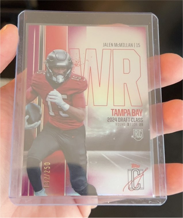 2024 Topps Signature Class #183 Jalen McMillan — front