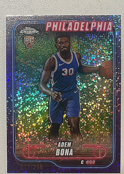 2022 Topps Chrome #77 Adem Bona — front