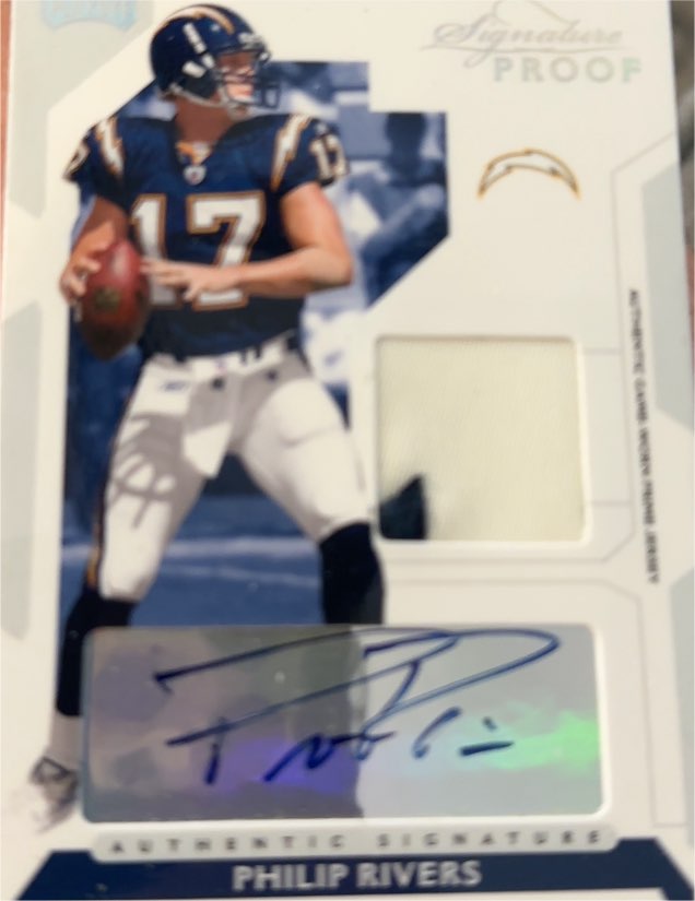 2006 Donruss Playoff Signature Proof Philip Rivers — front