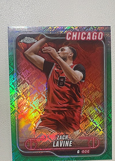 2024 Topps Chrome Zach LaVine — front