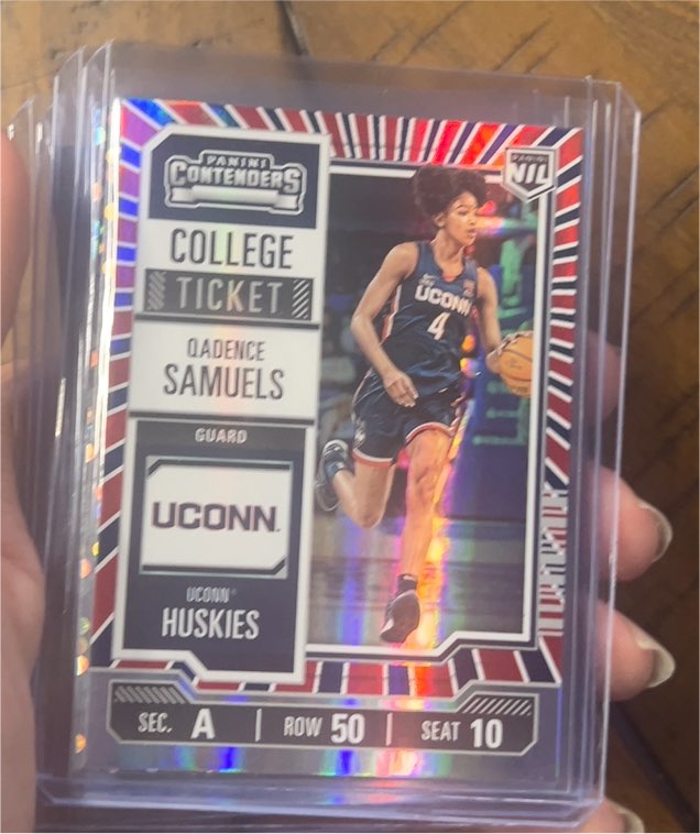 2024 Panini Contenders College Ticket Qadence Samuels — front