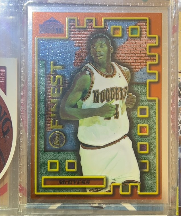 1995-96 Topps Finest #M44 Antonio McDyess — front