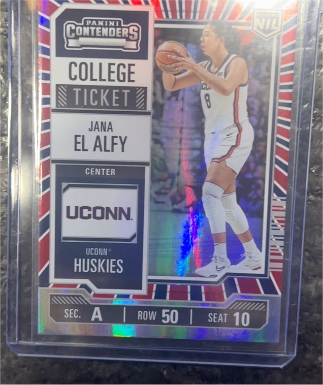 2024 Panini Contenders College Ticket #3 Jana El Alfy — front