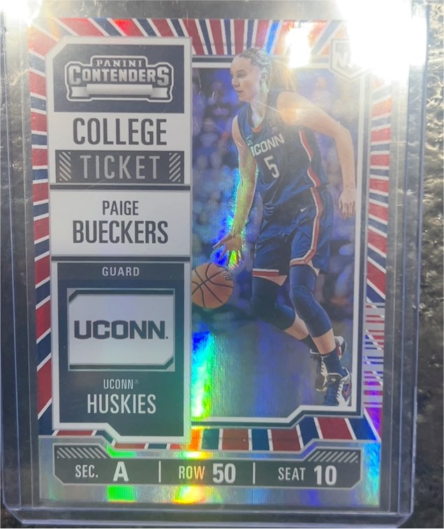 2024-25 Panini UCONN Collegiate #27 Paige Bueckers - College Ticket — front