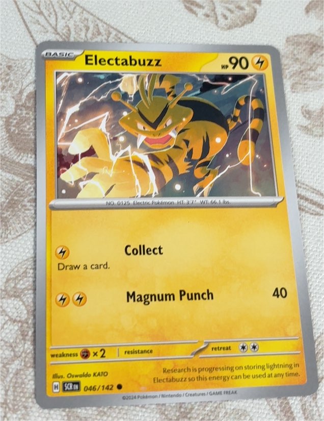 2024 Pokémon Stellar Crown #046 Electabuzz — front