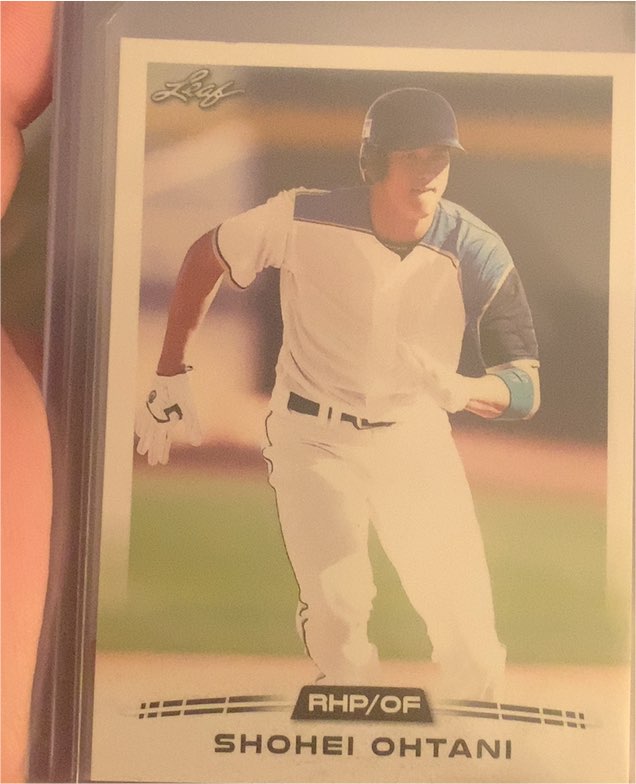 2018 Leaf #04 Shohei Ohtani — front