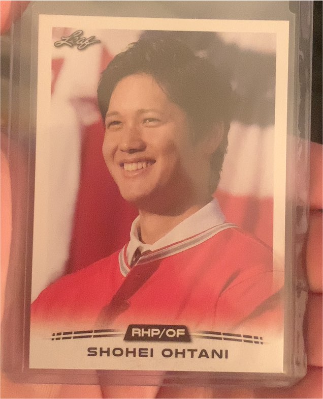 2018 Leaf #01 Shohei Ohtani — front