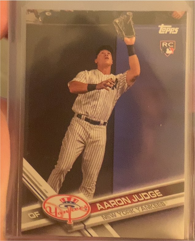 2017 Topps #287 Aaron Judge Rookie Card — front