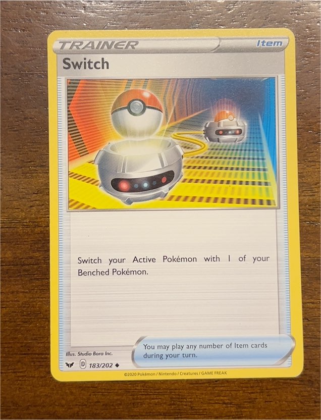 2020 Pokémon Sword & Shield #183 Switch — front