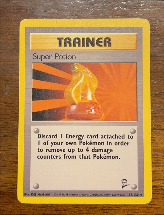 1999 Pokémon #117 Super Potion — front