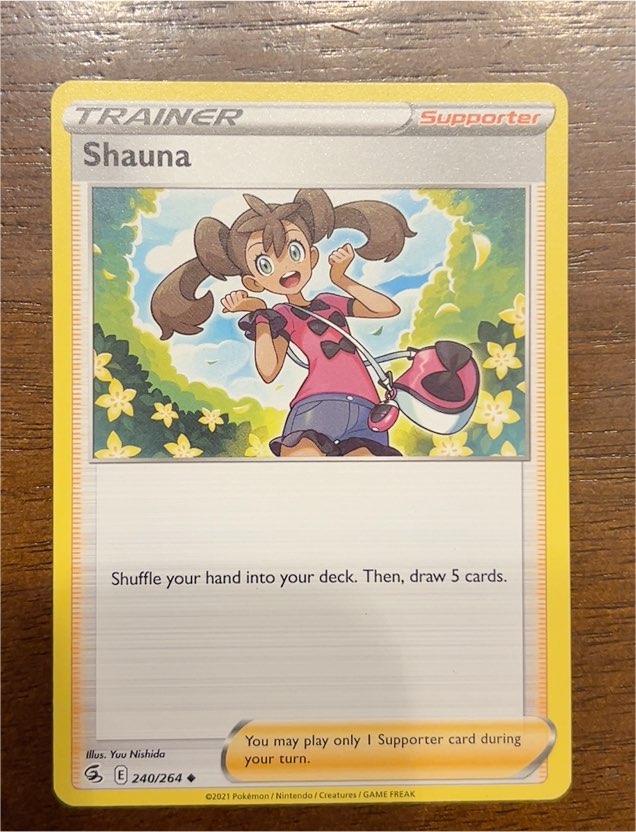 2021 Pokémon TCG Fusion Strike #240 Shauna — front