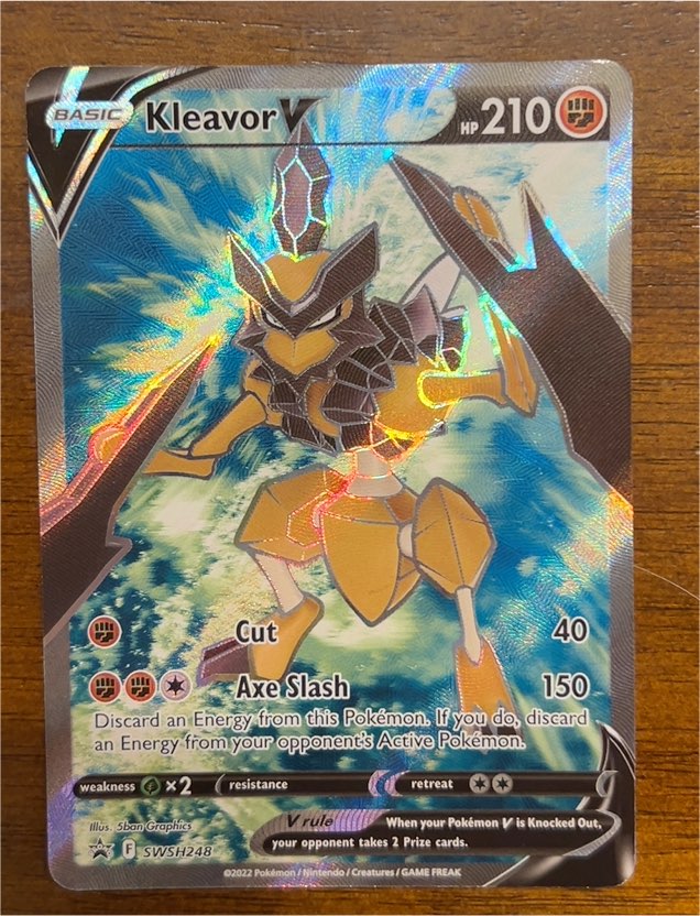 2022 Pokémon Sword & Shield Promo #SWSH248 Kleavor V — front