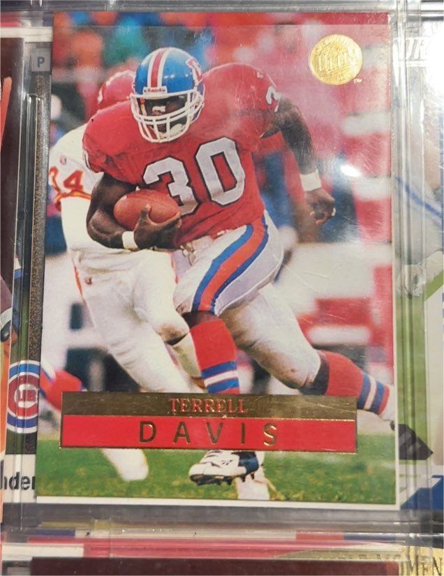 1996 Ultra #44 Terrell Davis — front