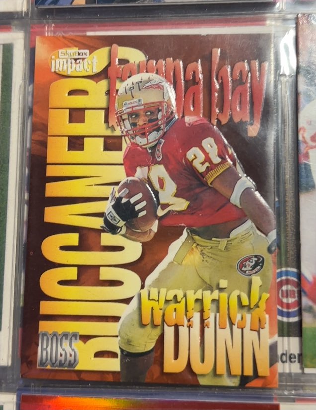 1997 Skybox Impact #9 Warrick Dunn Boss — front