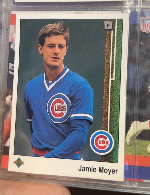 1989 Upper Deck #63 Jamie Moyer Chicago Cubs — front