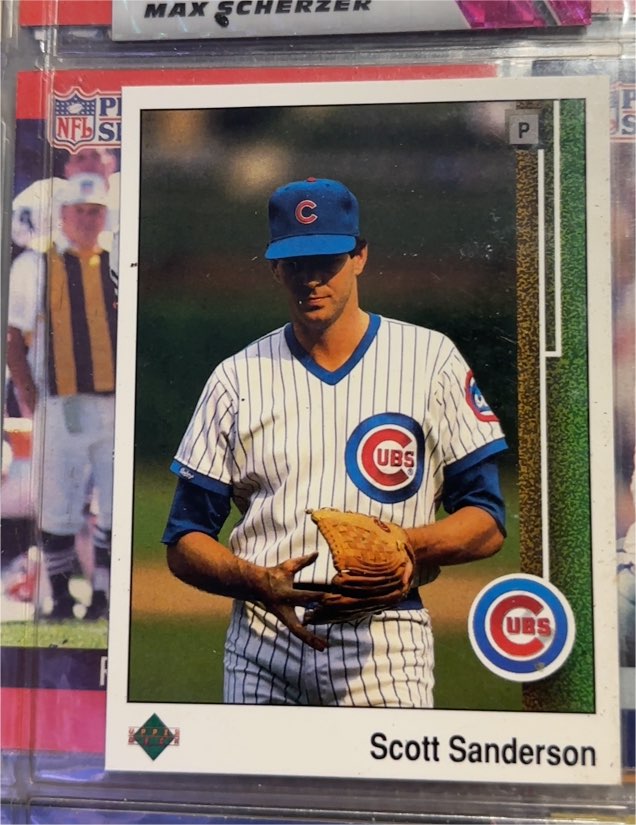 1989 Upper Deck #342 Scott Sanderson — front