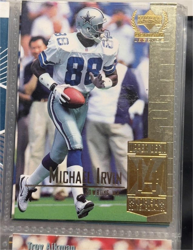 1999 Upper Deck Century Legends #64 Michael Irvin — front