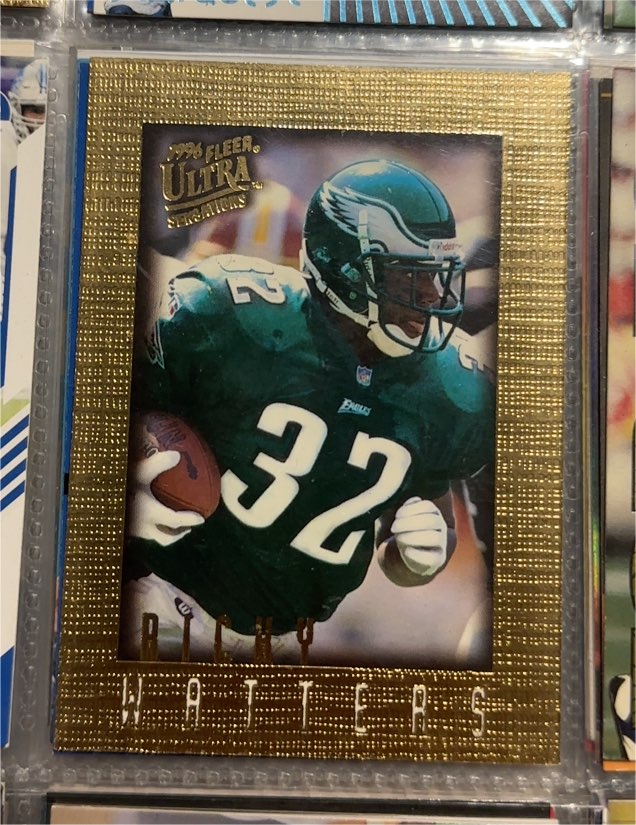 1996 Fleer Ultra Sensations #80 Ricky Watters — front
