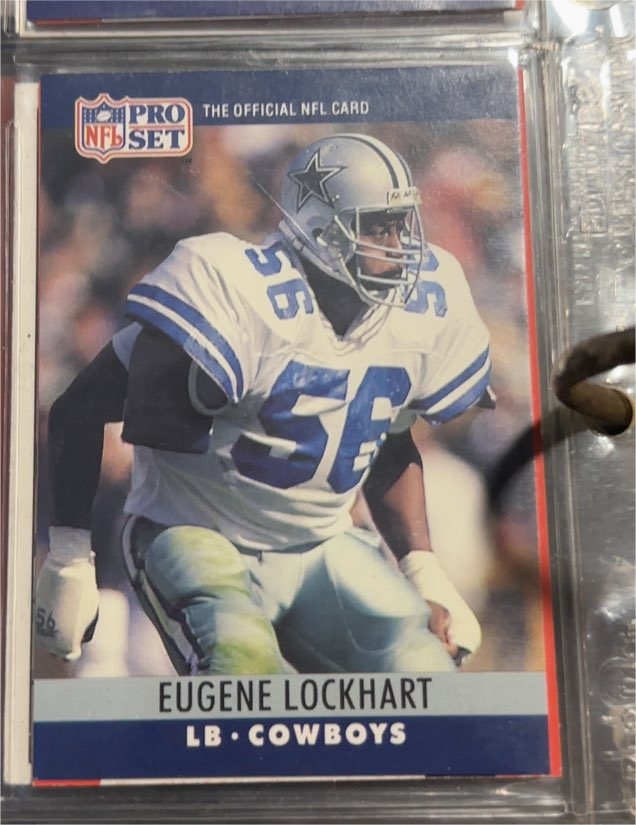 1990 Pro Set #82 Eugene Lockhart — front