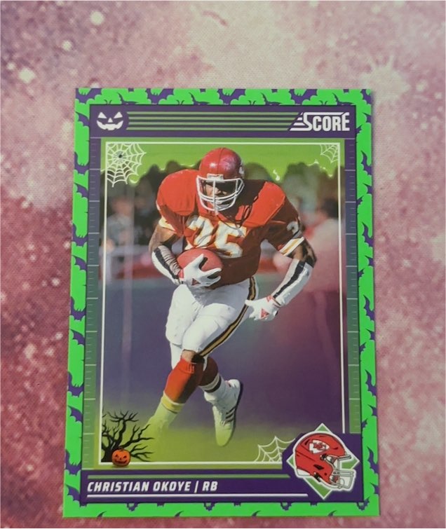 2024 Panini Score A Treat #144 Christian Okoye — front
