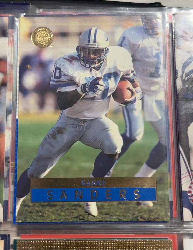 1996 Fleer Ultra #52 Barry Sanders — front