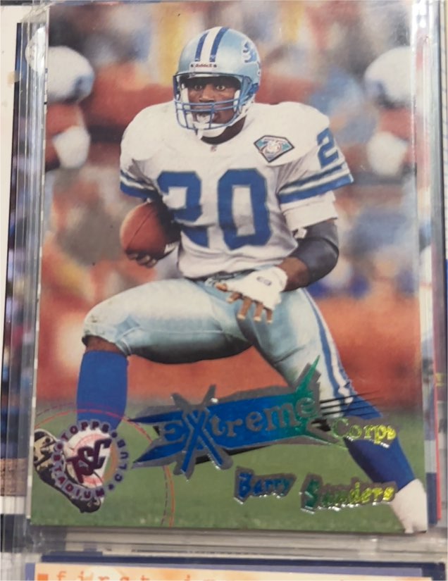 1995 Topps Stadium Club Extreme Corps #X190 Barry Sanders — front