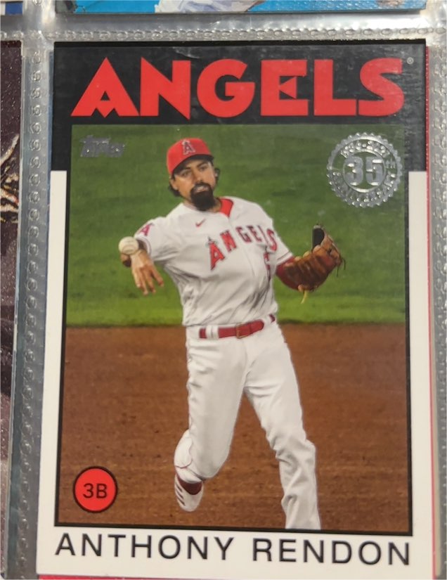2021 Topps 1986 35th Anniversary #86B-33 Anthony Rendon — front