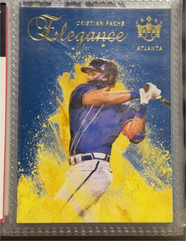 2021 Panini Diamond Kings #E-10 Cristian Pache Elegance — front
