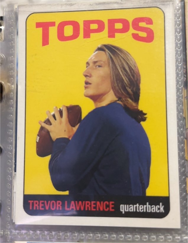2021 Topps x Trevor Lawrence #8 — front