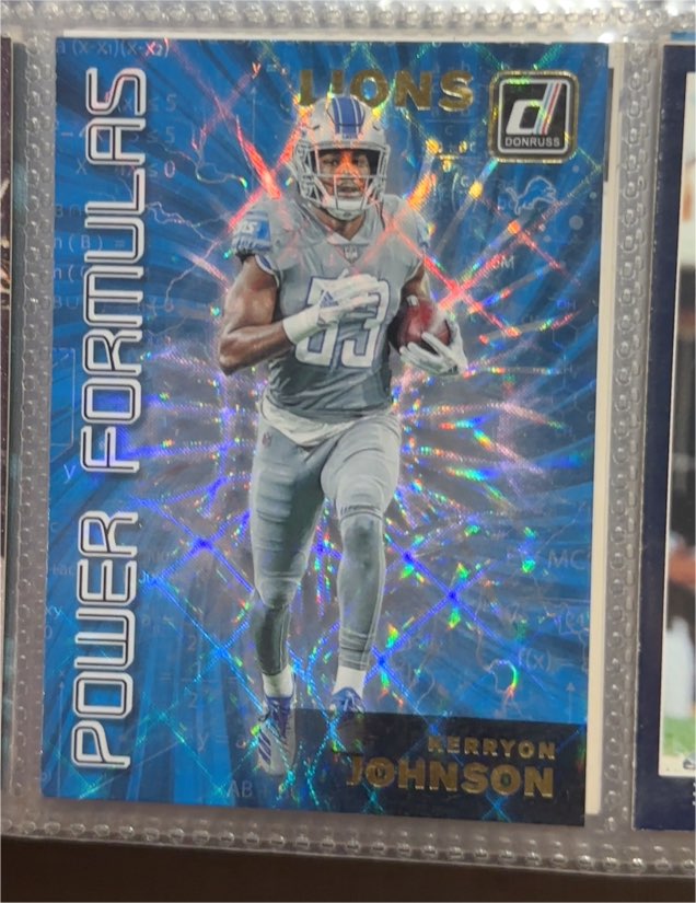 2019 Donruss Power Formulas #PF-19 Kerryon Johnson — front