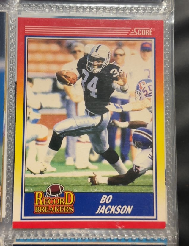 1990 Score #591 Bo Jackson Record Breakers — front