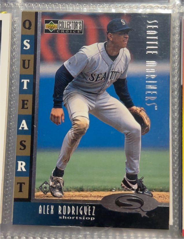 1998 Upper Deck Collector's Choice StarQuest #SQ7 Alex Rodriguez — front