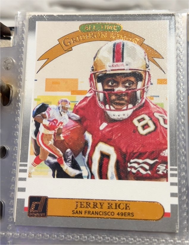 2019 Donruss Football All-Time Gridiron Kings #AGK-8 Jerry Rice — front