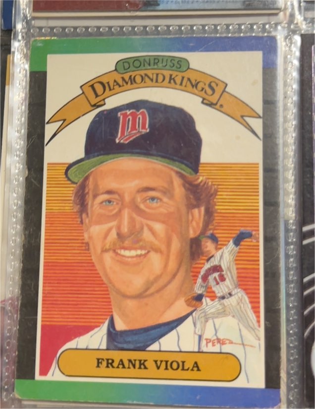 1989 Donruss Diamond Kings #23 Frank Viola — front