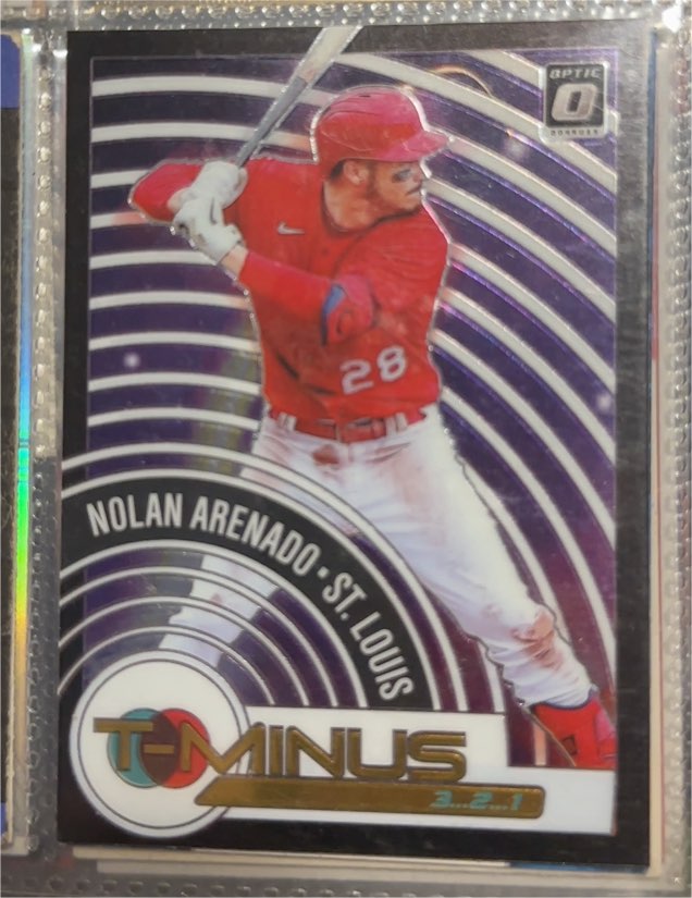 2021 Donruss Optic #TM4 Nolan Arenado T-Minus 3...2...1 — front