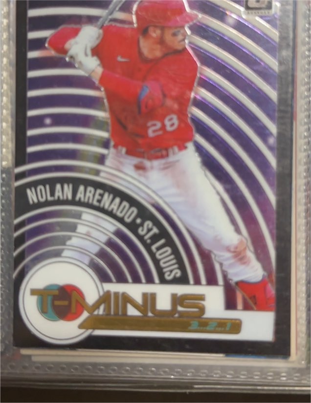 2021 Donruss Optic T-Minus 3...2...1 #TM4 Nolan Arenado — front