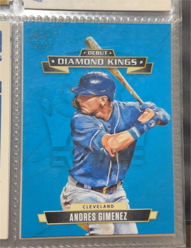 2021 Panini Diamond Kings Debut #DDK-NM Andres Gimenez — front