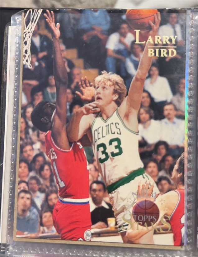 1996 Topps NBA Stars #108 Larry Bird — front