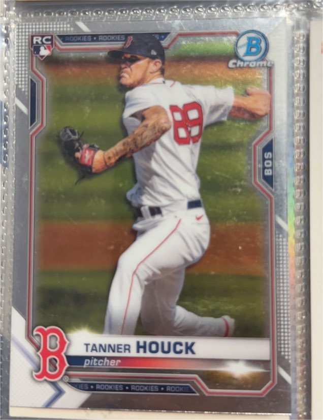 2021 Bowman Chrome #13 Tanner Houck Rookie — front