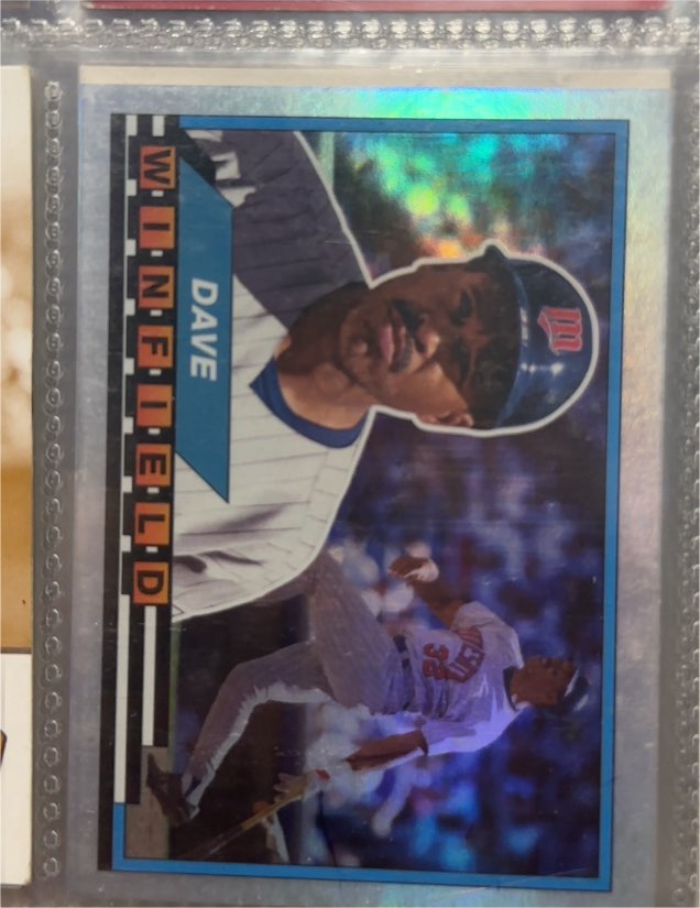 1989 Topps Big #89BF-13 Dave Winfield — front