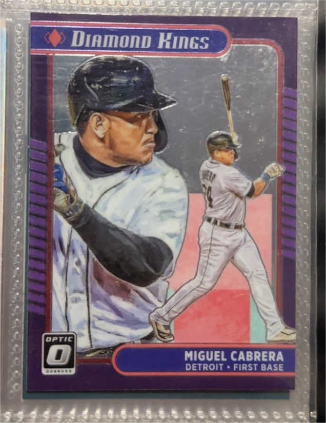2021 Donruss Optic Diamond Kings #10 Miguel Cabrera — front