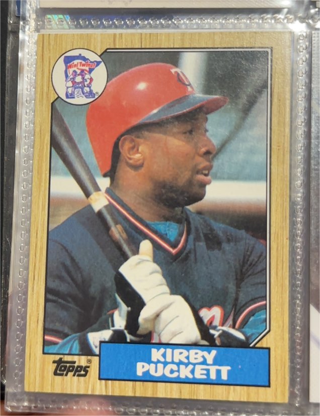 1987 Topps #450 Kirby Puckett — front